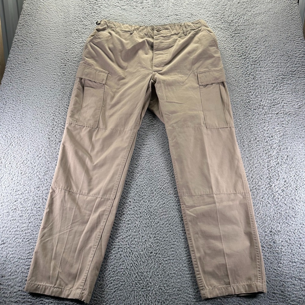 Propper Pant Mens L Brown Polyester Cargo Straight Leg Outdoor Utility Workwear